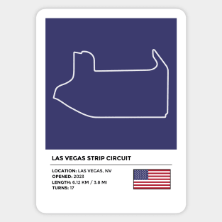 Las Vegas Strip Circuit [info] Sticker